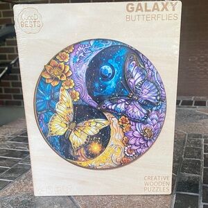 Galaxy Butterflies Wooden Puzzle